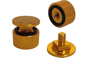 IONTRAVEL Welding Hood (Pipeliner) Helmet Fasteners Aluminum, Gold