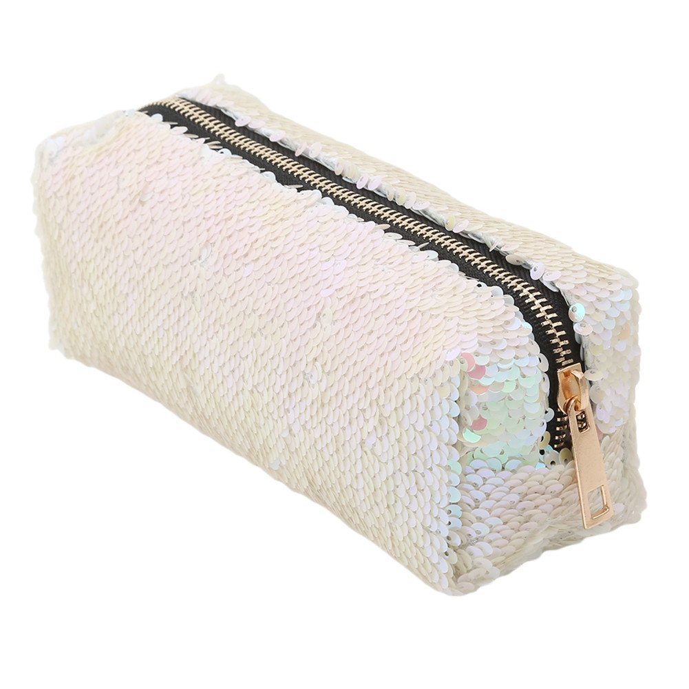 glitter makeup pouch