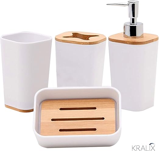 Amazon Com Kralix 4 Piece Bathroom Set Accessories Includes