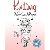 Knitting Design Graph Paper: Notebook Up To 120 Knitting Projects - 4:5 Ratio