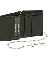 LEAS Petit Portefeuille pour Homme et Femme Mini Portefeuilles Format Portrait, Cuir véritable, Noir - Mini-Edition, Noir, 10,5x8,5cm
