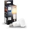 Philips Hue Smart 75W A19 LED Bulb - White Ambiance Warm-to-Cool White Light - 1 Pack - 1100LM - E26 - Indoor - Control with Hue App - Works with Alexa, Google Assistant and Apple Homekit