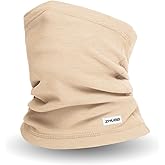 ZMUBB Winter Neck Gaiter Warmer, Windproof Fleece Face Mask Cover, Cold Weather Ski Scarf for Men and Women