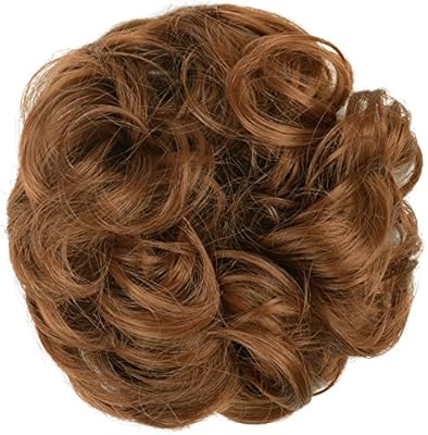 Feshfen Synthetic Hair Bun Extensions Messy Hair Scrunchies Hair