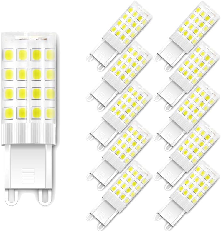 ENGEYA G9 4W LED Light Bulb,4W Energy Saving Bulbs,SMD 2835 LED Lamp,40 Watt Halogen Bulb Equivalent,400Lumens/360° Beam Angle/Non-Dimmable