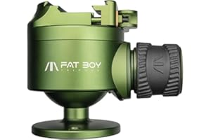 FatBoy Tripods Invert 50 Inverted Ball Head, 50mm, for Spotting Scopes, Binoculars, Camera Mount, Peak Design Tripod, Quick Release