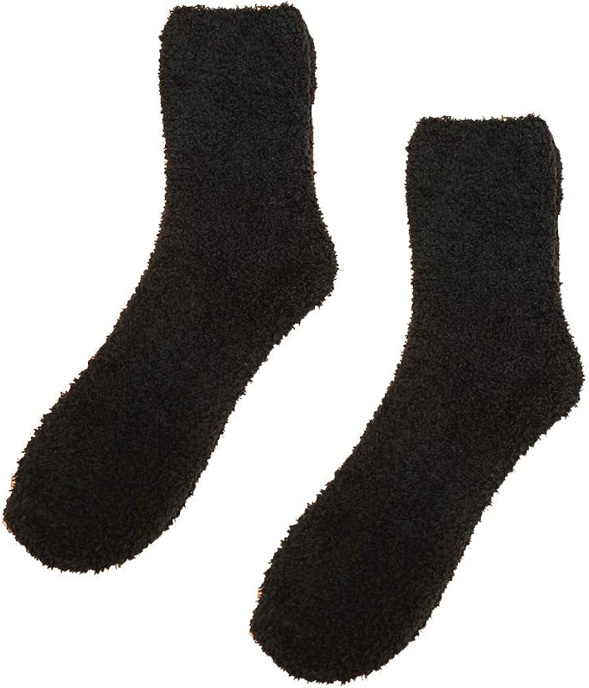 Fluffy Socks for Women Men Thermal Winter Socks Soft Microfiber Fuzzy