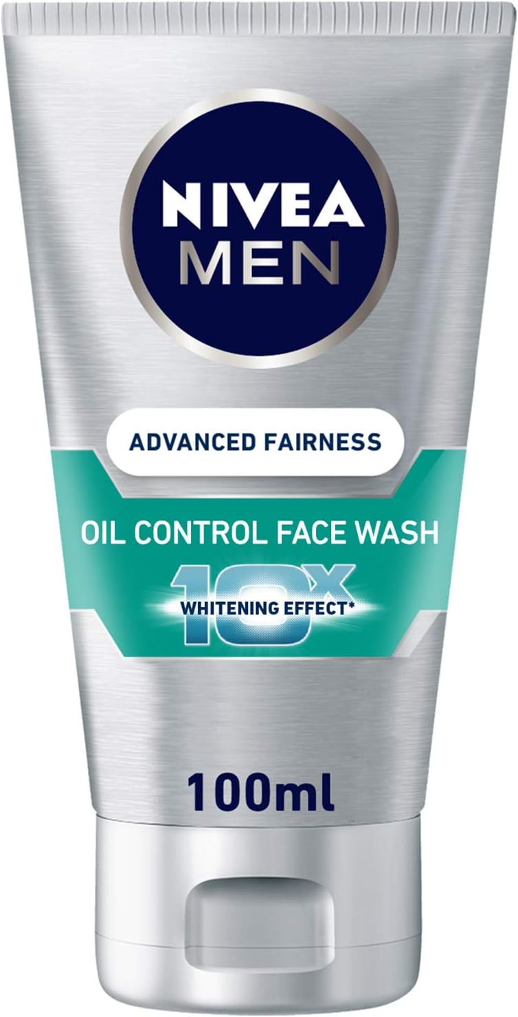 nivea advanced whitening oil control face wash