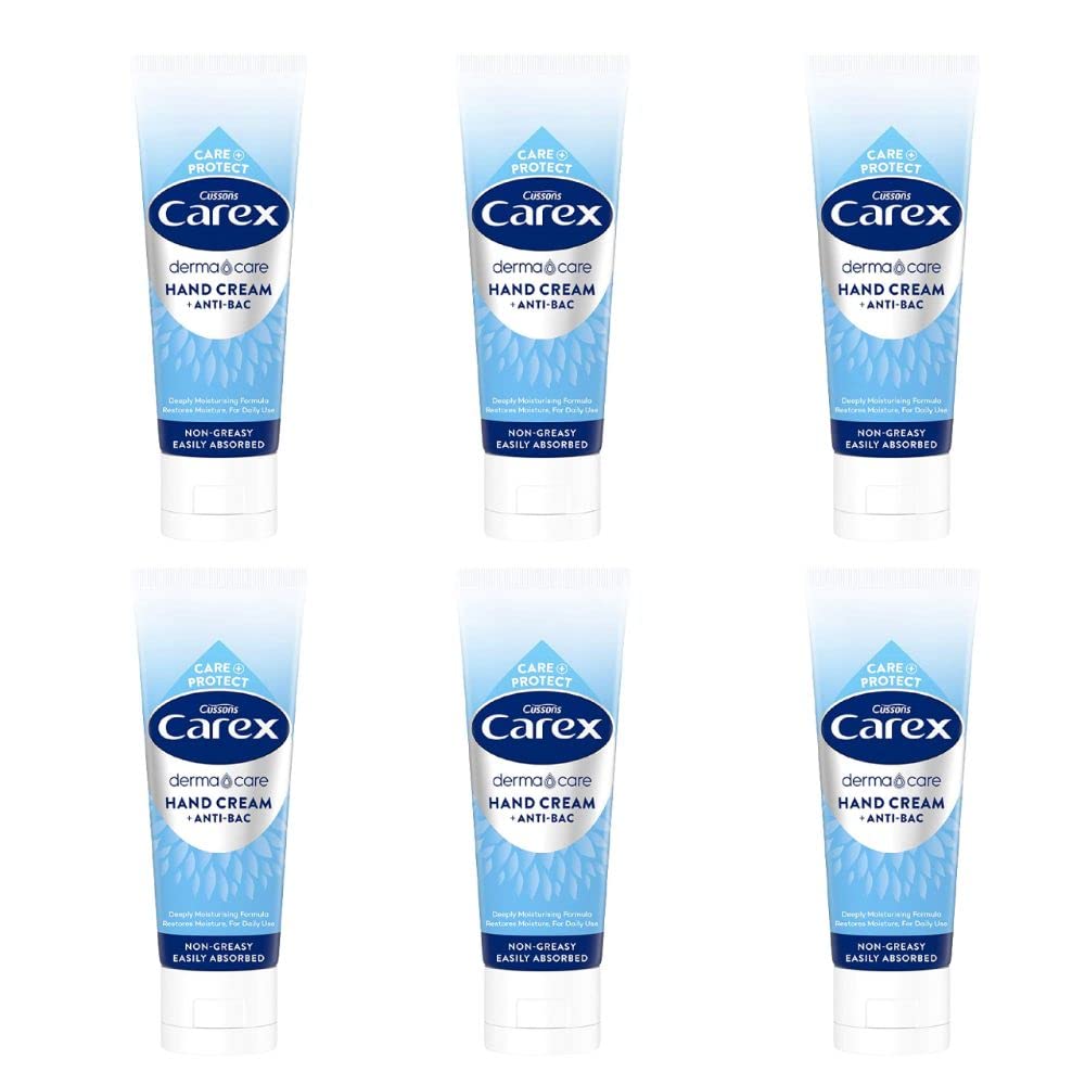 Carex Antibacterial Original Hand Cream, Gentle & Protects Hands, Bulk Buy, Pack of 6 x 75ml — image 1