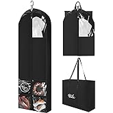 Shinylin 70" Oxford Foldable Wedding Dress Garment Bag Bride Tote Bag 4 Pockets Bride Gowns Bag for Prom Evening Dress