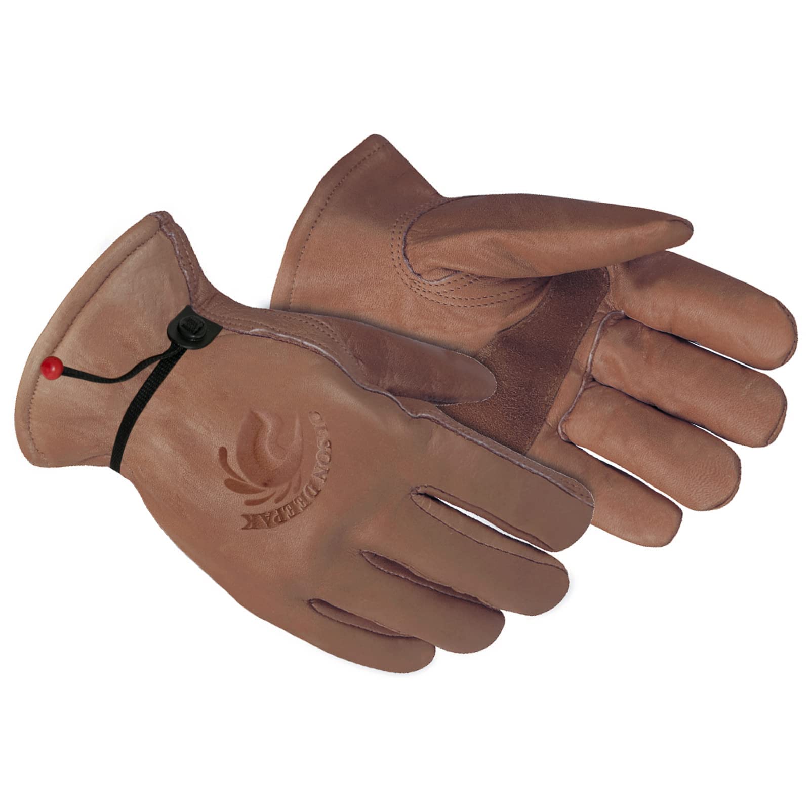 OLSON DEEPAK Leather Working Gloves for Gardening,Thornproof Gardening Gloves for Men and Women (Brown, XL (Pack of 1))…