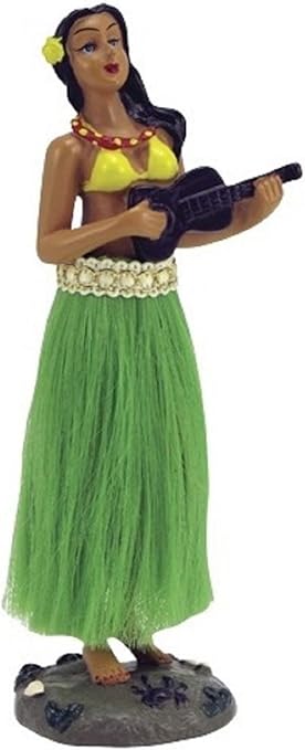 muñeca hawaiana salpicadero coche