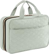 Lifewit Large Hanging Travel Toiletry Bag Mint Green with 4 Compartments