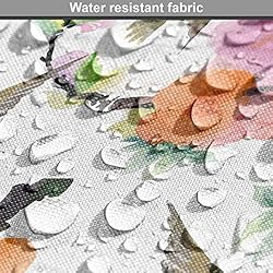 Ambesonne Hummingbird Fabric by The