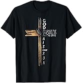 Son of God Jesus Christ Cross Christian 9 John 3 16 T-Shirt