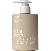 ACT+ ACRE, Stem Cell Shampoo, Boosts Density, 10 fl oz | Swiss apple extract, caffeine &amp; hyaluronic acid hydrate scalp &amp; remove build-up for fuller looking hair, vegan