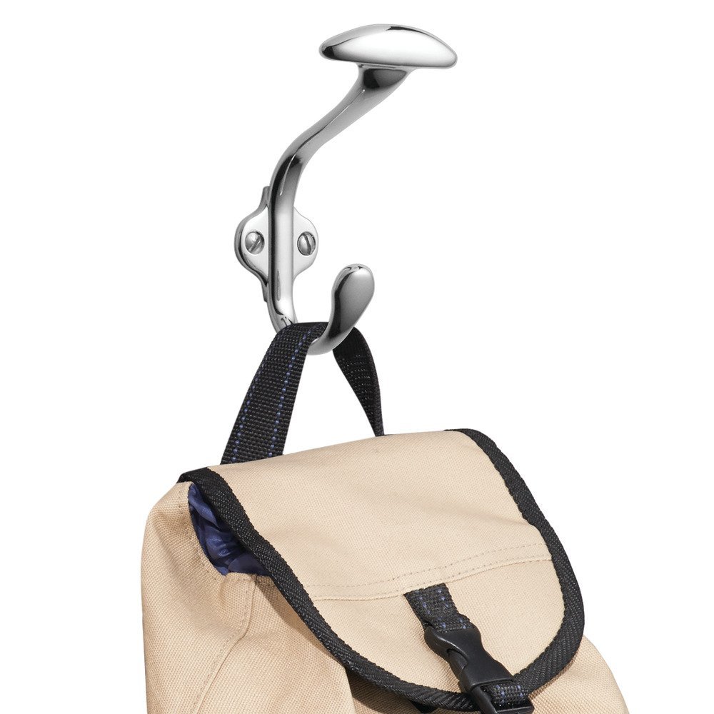 InterDesign Paris Perchero de pared | Brillante perchero para chaquetas