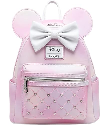 Loungefly X LASR Exclusive Disney Holographic Sequin Minnie Mini Backpack