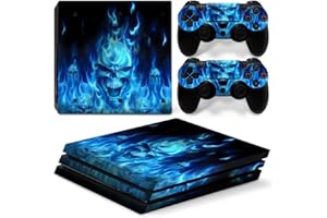 TAIFOND Vinyl Skin Sticker for PlayStation 4 Pro, Blue Grimace PS4 Pro Console and Controllers Skins Vinyl Sticker Decal Cover