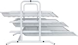 EasyPAG 3 Tier A4 Mesh In Tray Desk Tidy File Holder White view 3