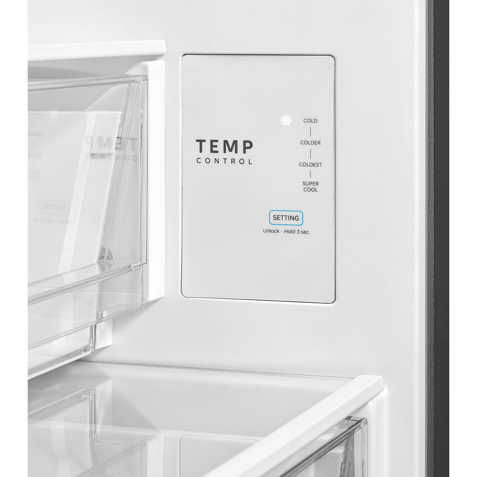Midea 443L Kühl-Gefrierkombination SPACE MASTER, 201 cm, NoFrost, Multi-Airflow, -24° 4-Sterne-Gefrierfach, SuperKühlen & SuperGefrieren, LED, 35 dB, Maxx Fresh Zone, Edelstahl-Optik, MDRB600MME46 8