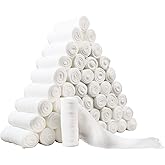 Gauze Rolls – 40 Rolls- Premium First Aid Supplies for Safe Adventuring–individually wrapped -Flexible, Stretchable, Breathab