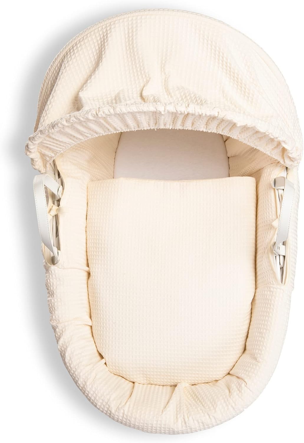 Clair de Lune Moses Basket Bedding Set, Cotton, Cream