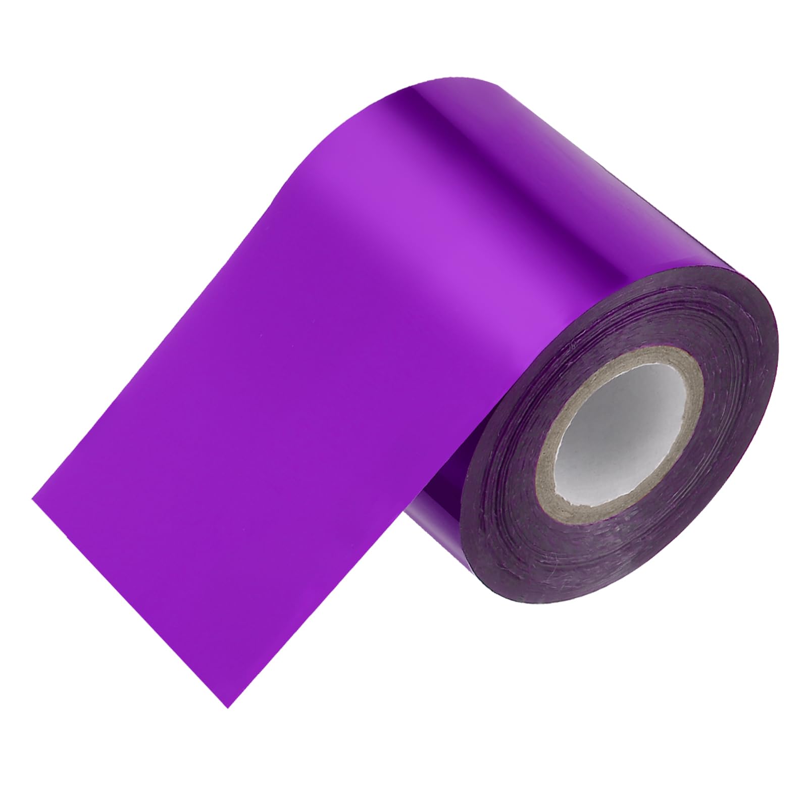 PATIKIL 2" x400Ft Hot Stamping Foil Paper, Heat Transfer Hot Stamping Paper Foil Roll for Leather DIY Logo Decor Craft Gift Package Scrapbook Card, Purple