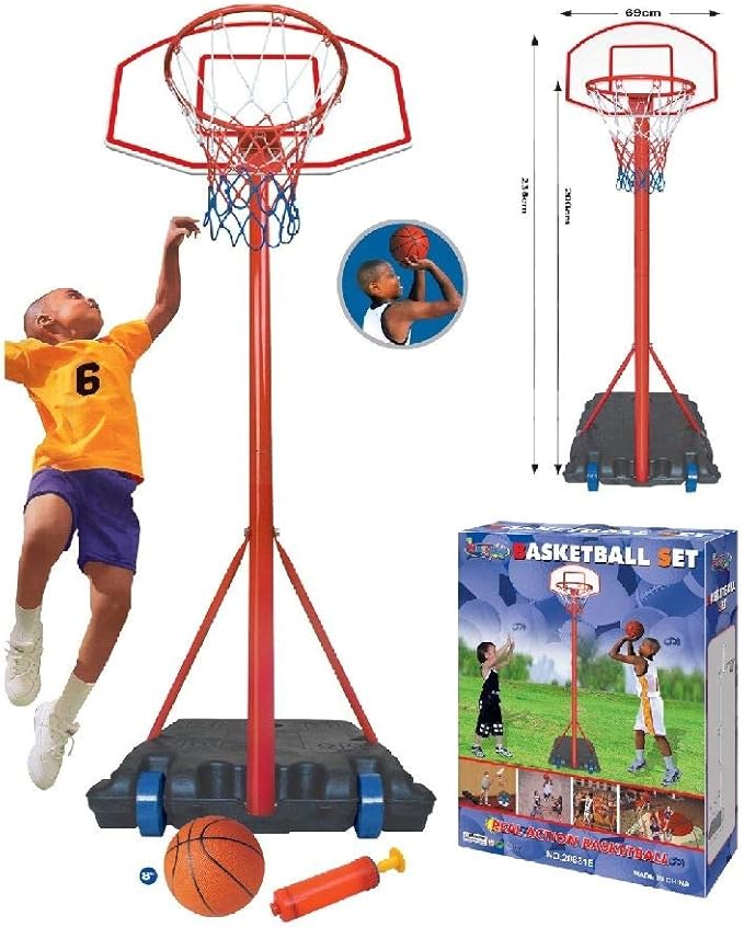 Desconocido Set de Canasta y Pelota de Baloncesto: Amazon.es ...