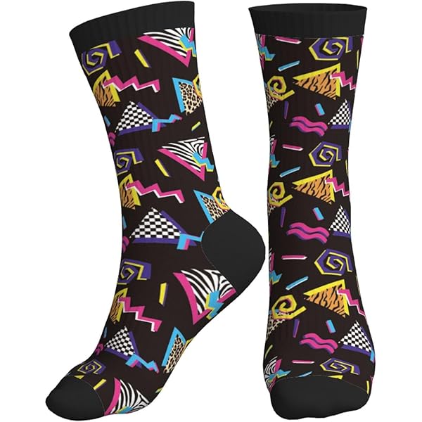 Calcetin Unisex Funky Harajuku Tendencia Mujer Calcetin A Cuadros Calcetin Geométricos A Cuadros Hombr Hip Hop Algodón Ropa Informal Novedad Soks - AliExprs
