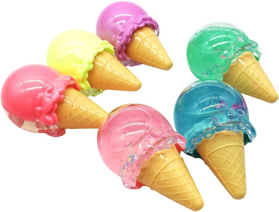 Xuways Random Color Ice Cream Crysta Jelly Slime Toy, Stress Relief Toy ,Scented Sludge Toy for Kids and Adults, Super Soft and Non-Sticky (Muticolor)