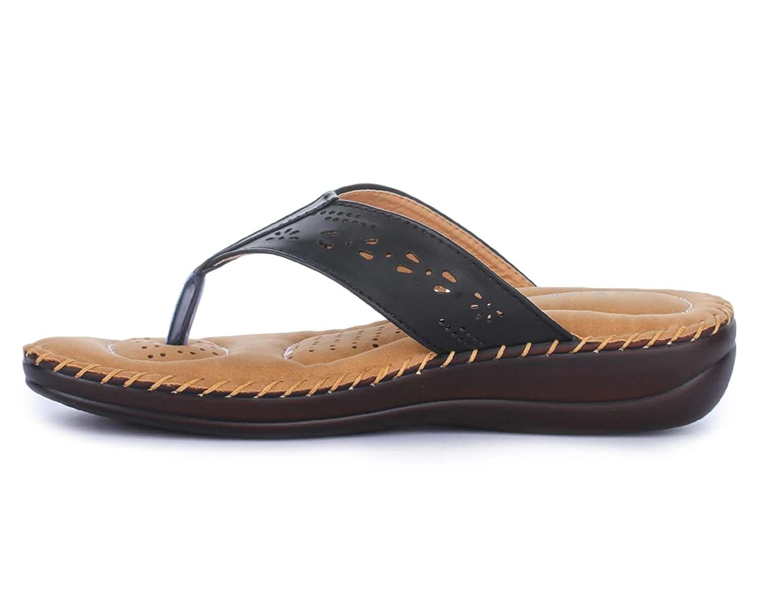 ethics women perfect black doctor sole orthopedic slippers