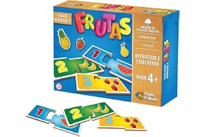 Pais & Filhos - Associe Números E Frutas - Madeira, Sortido