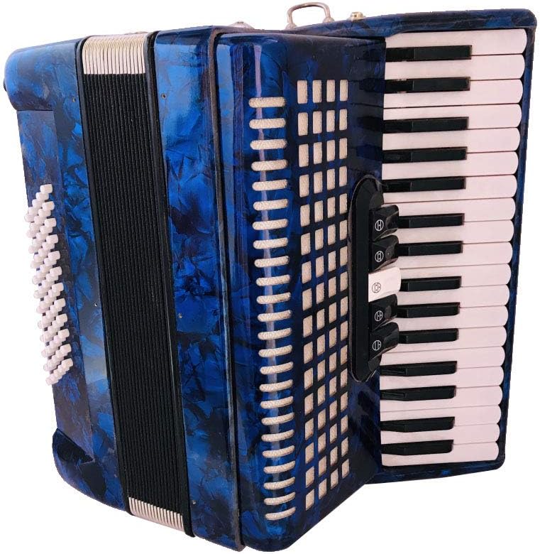 HT 60Bass 34-key Entry Level Piano Accordion Music Diatonic Button (blue)