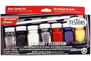 Testors Enamel Paint Set, 9115X, Gloss