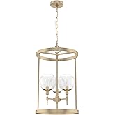 Hunter - Xidane 3-light Alturas Gold, Medium Size Pendant Light, Dimmable, Mid Century Modern Style, Cylinder Shaped, for Bed