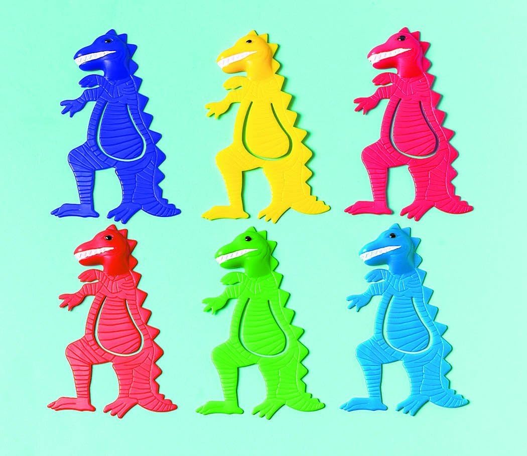 4er Set Dinosaurier-Lesezeichen Für Kinder – Perfekt Als Mitgebsel, Gastgeschenk Oder Für Die Schultüte