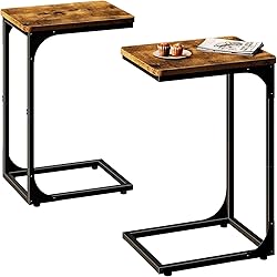 YOOHII C Table Side Table Set of 2 - Couch End