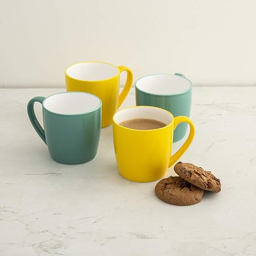 Home Centre Heva Conran Solid Coffee Mugs - Set of 4