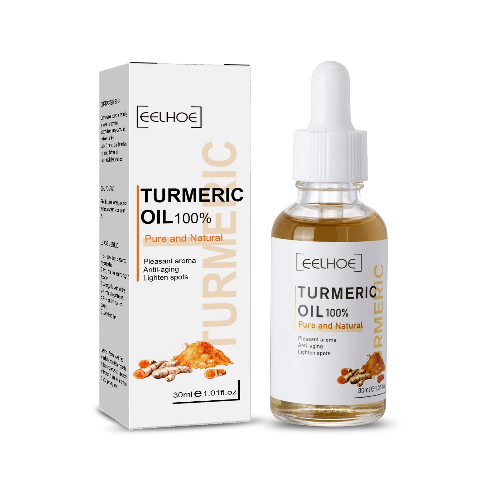 Turmeric Dark Spot Corrector Serum, 2022 New Natural Turmeric Repair Face Serum, Facial Moisturizing Essence, Bright Skin Dark Spot Corrector Face Whitening Serum