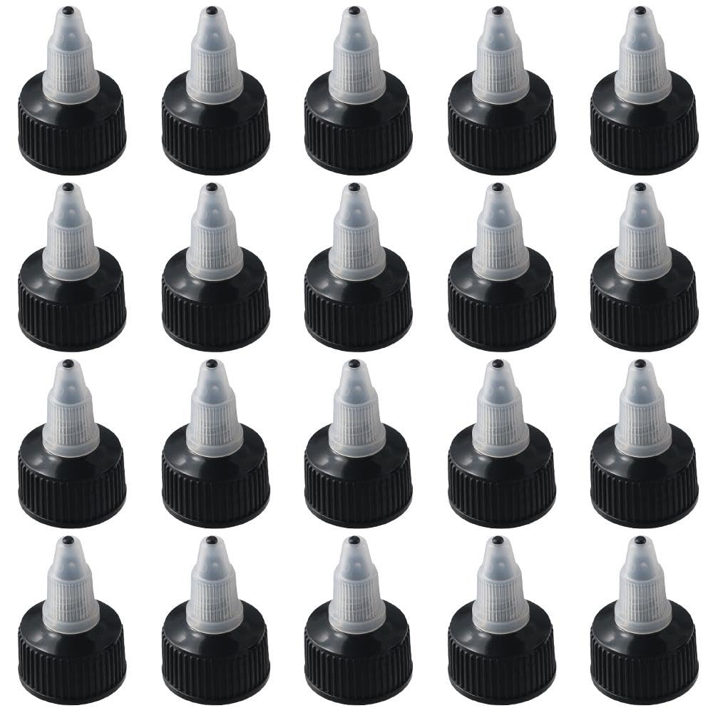 SHUATI Replacement Caps for Squeeze Bottles 20PCS
