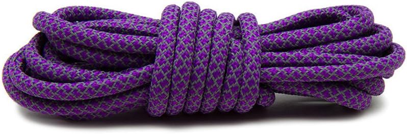 Sport Round Shoe Laces Reflective, for Sport/Casual/Trainer Sneaker [10 Different Lengths Thick 12 Colors]