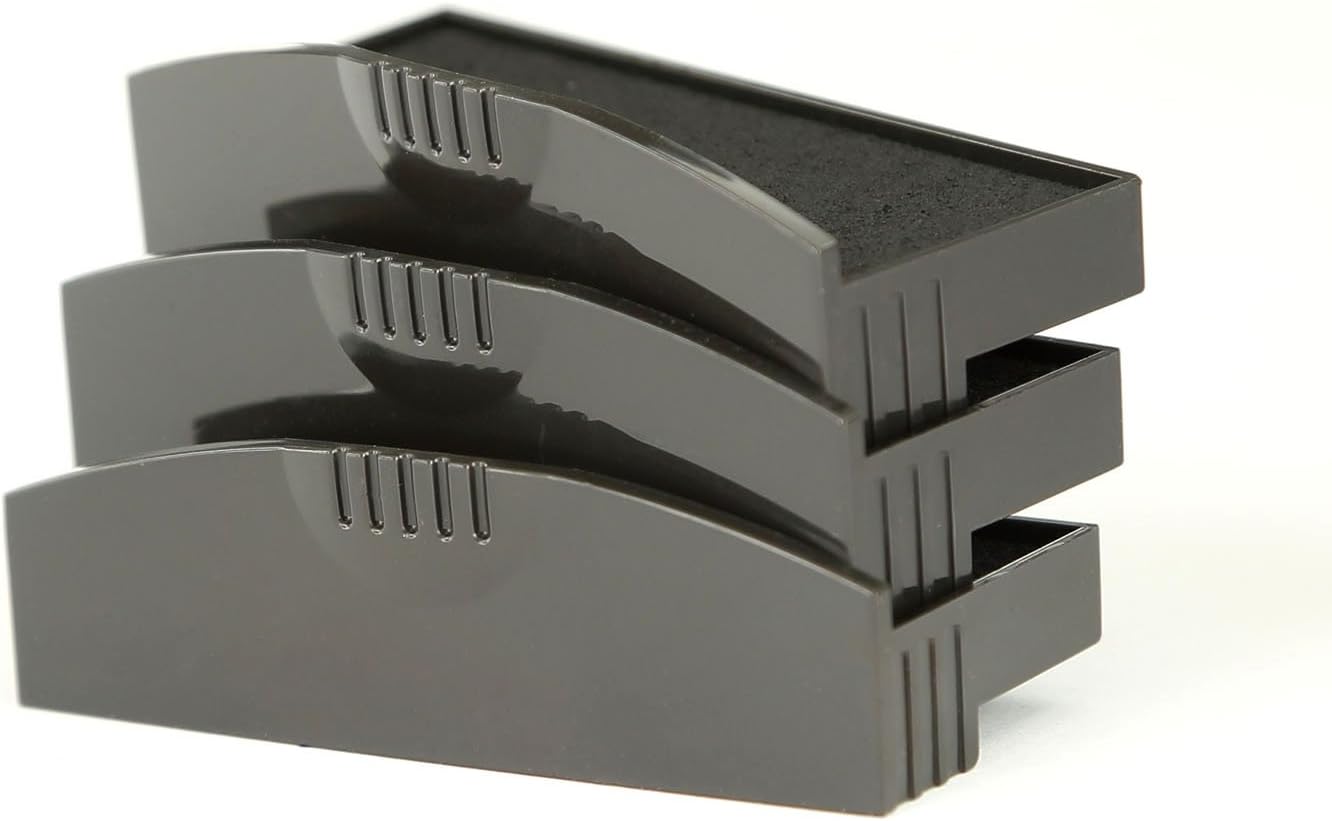 Ideal 200 Stamp Replacement Pads 3 Pack Black Ink Amazon.ca