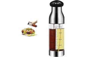 2-in-1 Oil Spray Bottle (200 ml) – Dual-Chamber Olive Oil & Vinegar Mister, BPA-Free, Fine-Mist Nozzle for Cooking/Air Fryer/