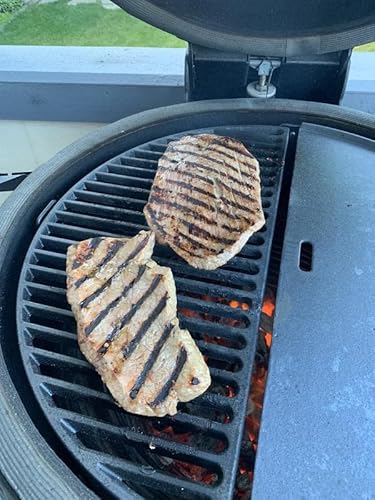 Grill Valueparts 18 Inch Half Moon Grate and Reversible Griddle