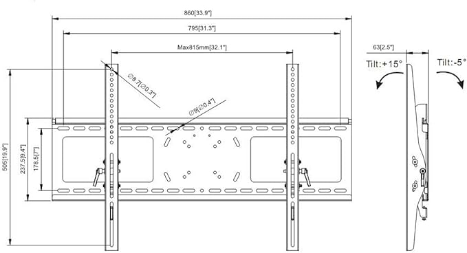 Amazon Com The Mount Store Tilting Tv Wall Mount For Lg 65 Class 4k 2160p Smart Led Tv 65uj6200 Vesa 300x200mm Home Audio Theater