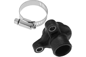 Saihisday Water Hose Fitting 11537541992/11537544638 Replacement for BMW N54 N53 N52 w/Clamp
