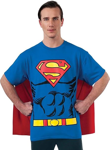 Superhero t shirts with capes for adults Clearance