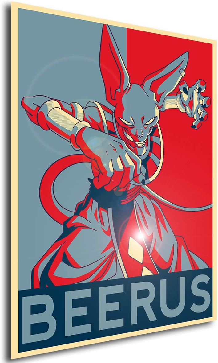 Instabuy Posters Propaganda - Dragon Ball Beerus - A3 (42x30 cm)