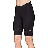 Terry Bike Shorts Women Padded, Euro Shorts High Waisted Compression Cycling Shorts for Women with Padding Endurance Riding